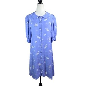 Wilfred Aritzia Poppin floral button down Mini dress